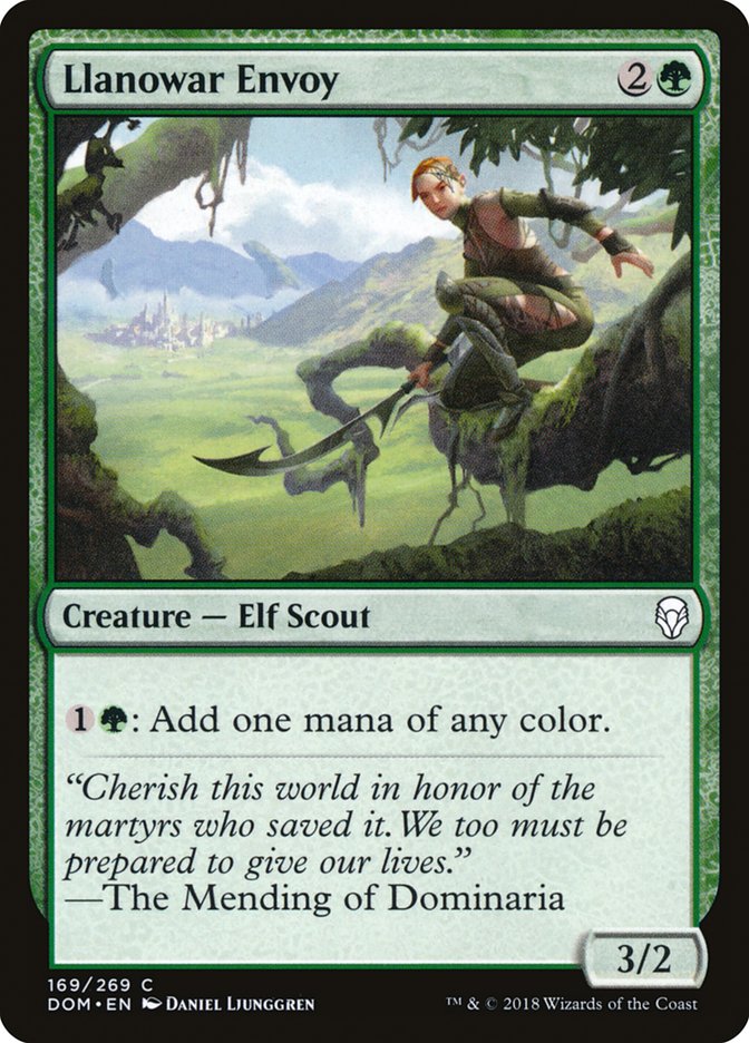 Llanowar Envoy (169) [Dominaria] | Odin's Place
