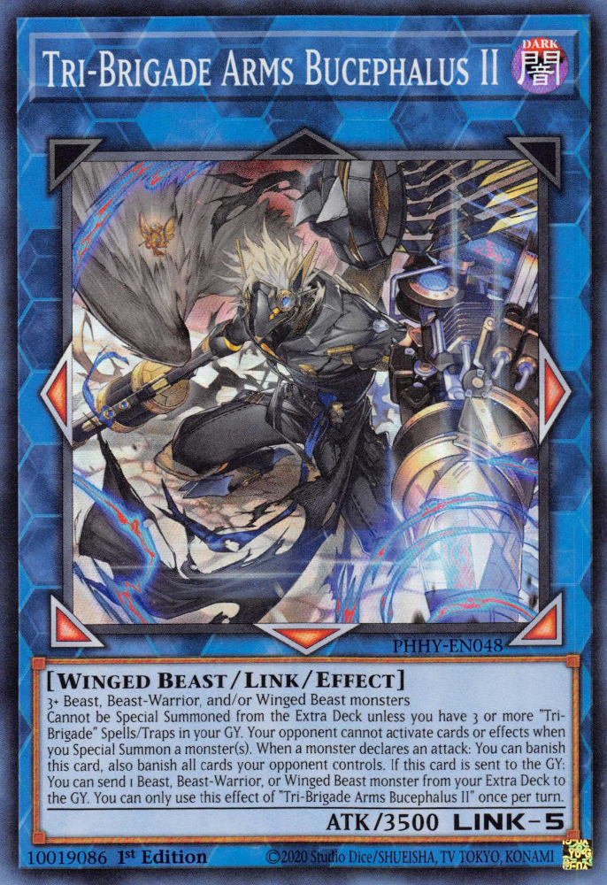 Tri-Brigade Arms Bucephalus II [PHHY-EN048] Super Rare | Odin's Place
