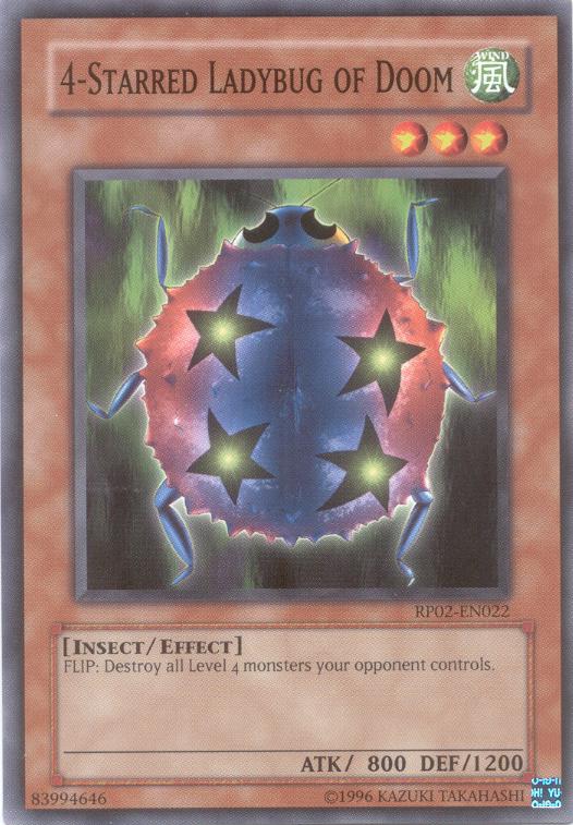 4-Starred Ladybug of Doom [RP02-EN022] Common | Odin's Place