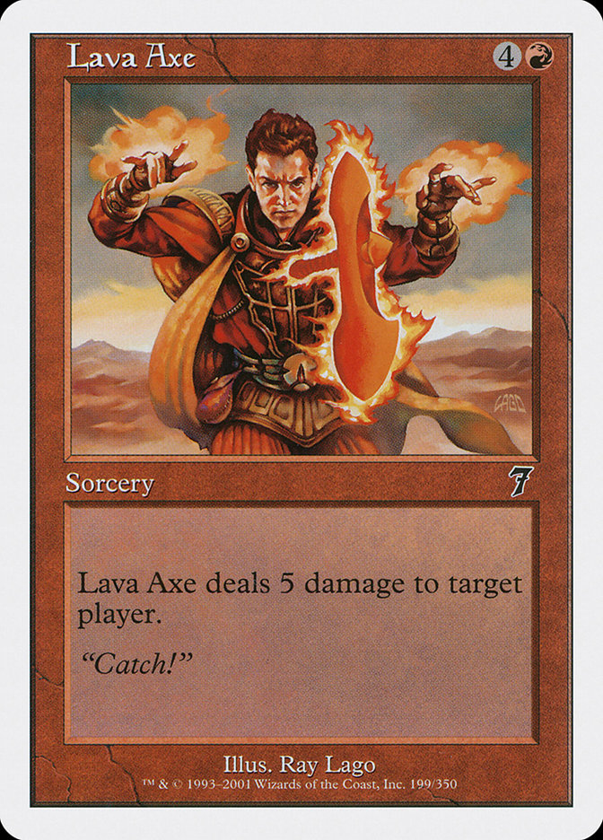 Lava Axe (199) [Seventh Edition] | Odin's Place