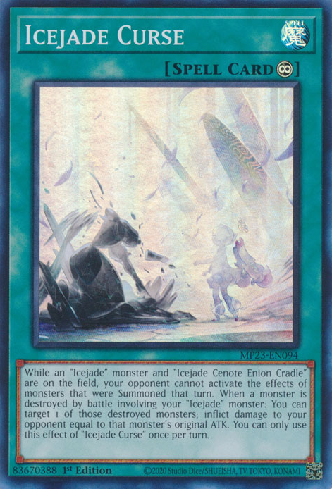 Icejade Curse [MP23-EN094] Super Rare | Odin's Place