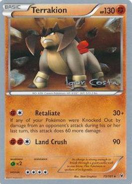 Terrakion (73/101) (Pesadelo Prism - Igor Costa) [World Championships 2012] | Odin's Place