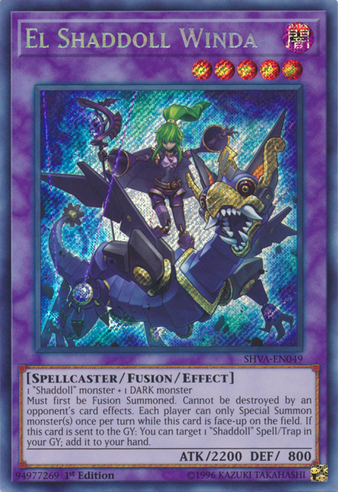 El Shaddoll Winda [SHVA-EN049] Secret Rare | Odin's Place