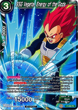SSG Vegeta, Energy of the Gods (P-098) [Promotion Cards] | Odin's Place