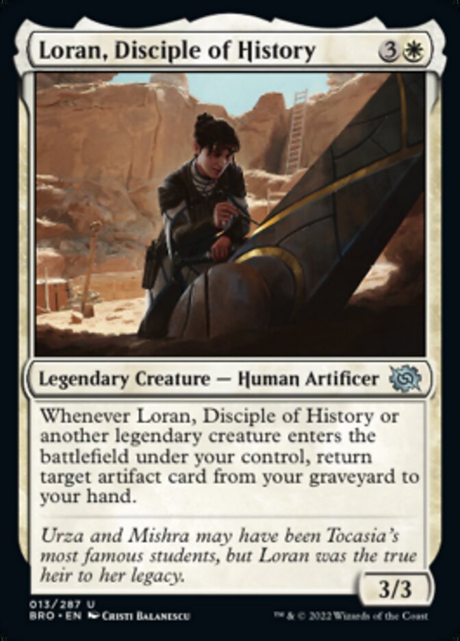 Loran, Disciple of History [The Brothers' War] | Odin's Place