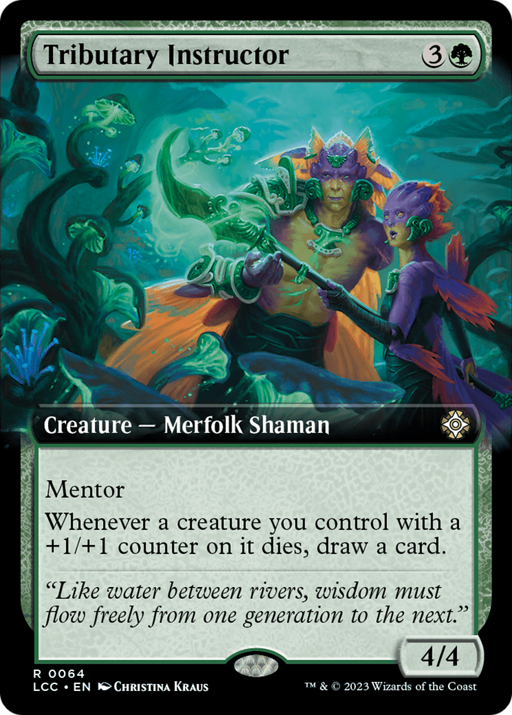 Tributary Instructor (Extended Art) [The Lost Caverns of Ixalan Commander] | Odin's Place