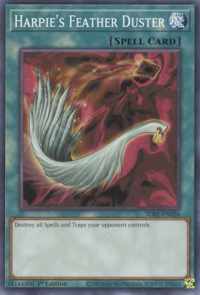 Harpie's Feather Duster [SDBT-EN026] Common | Odin's Place