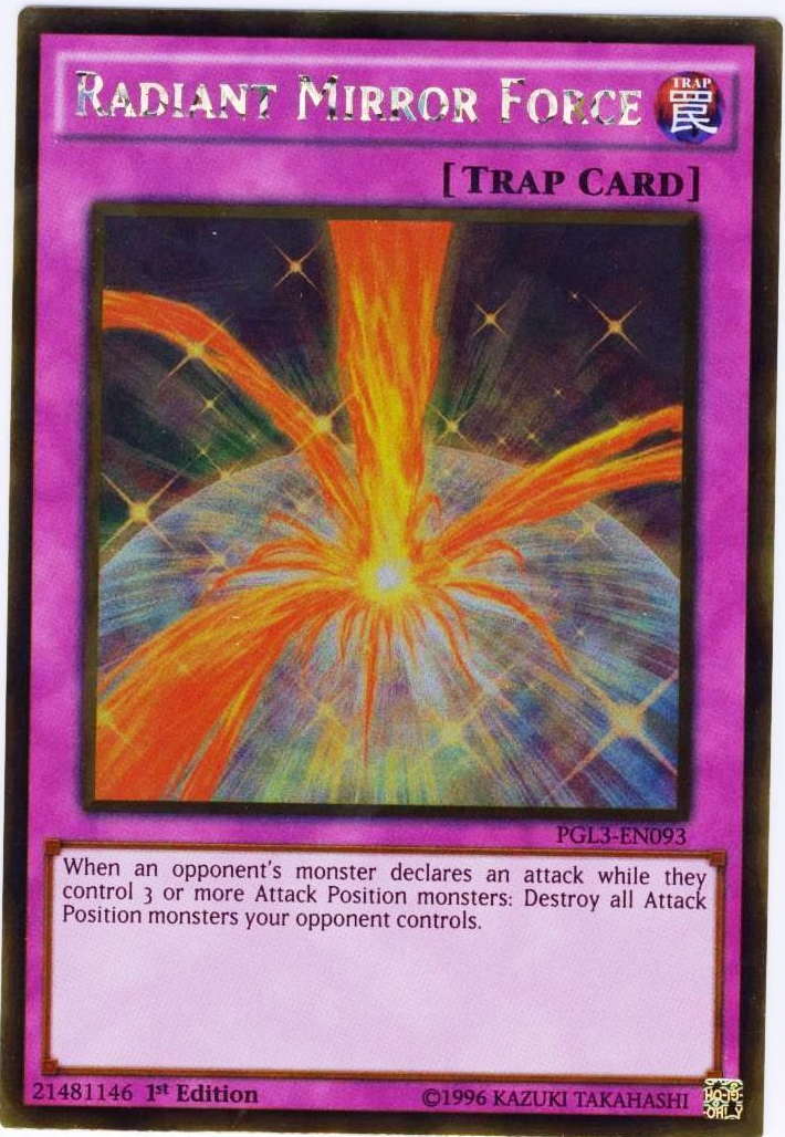 Radiant Mirror Force [PGL3-EN093] Gold Rare | Odin's Place