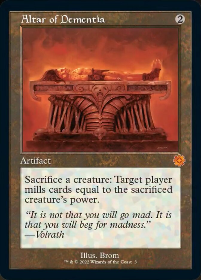 Altar of Dementia (Retro) [The Brothers' War Retro Artifacts] | Odin's Place