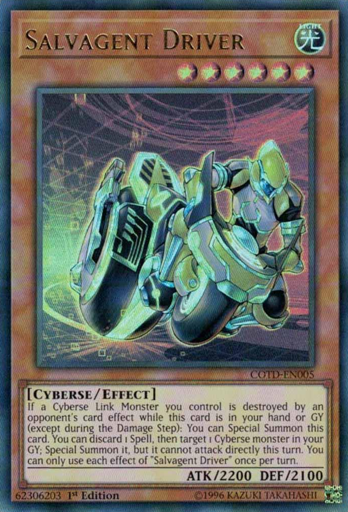 Salvagent Driver [COTD-EN005] Ultra Rare | Odin's Place