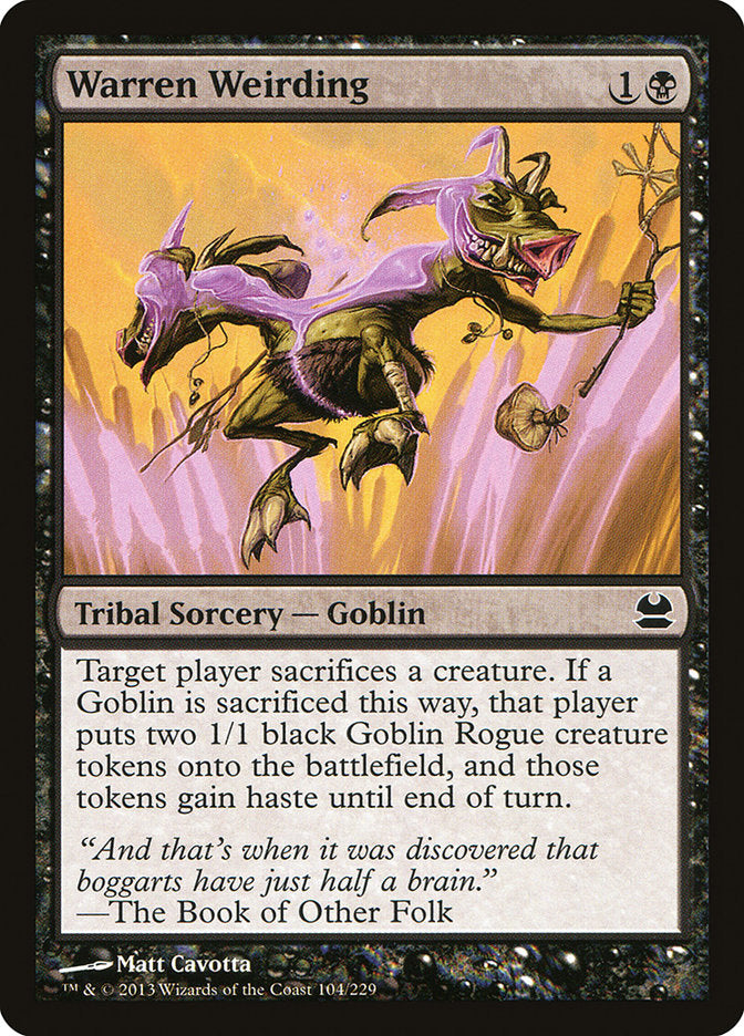 Warren Weirding (104) [Modern Masters] | Odin's Place