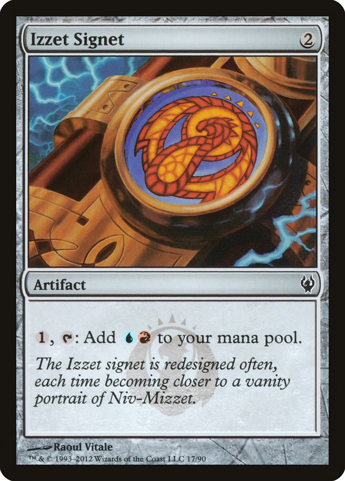 Izzet Signet (17) [Duel Decks: Izzet vs. Golgari] | Odin's Place