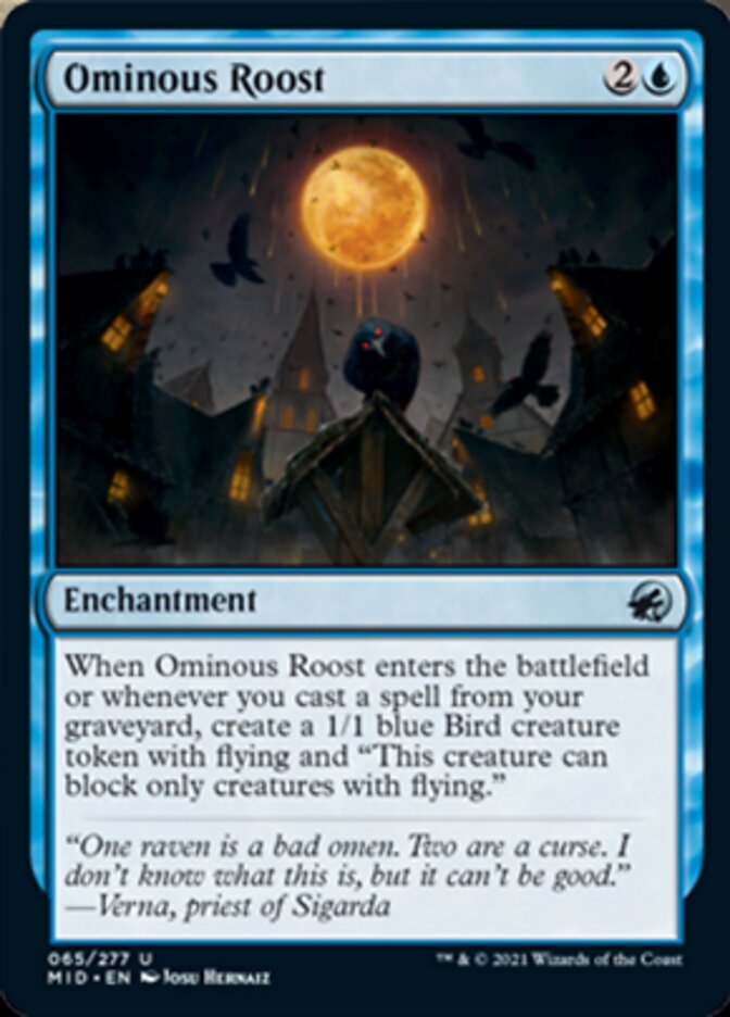 Ominous Roost [Innistrad: Midnight Hunt] | Odin's Place