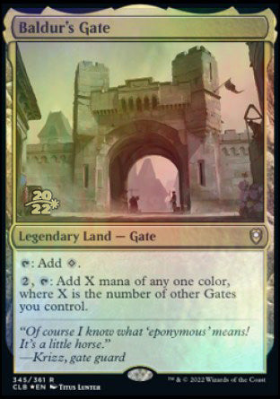 Baldur's Gate [Commander Legends: Battle for Baldur's Gate Prerelease Promos] | Odin's Place