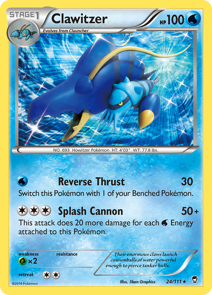 Clawitzer (24/111) [XY: Furious Fists] | Odin's Place