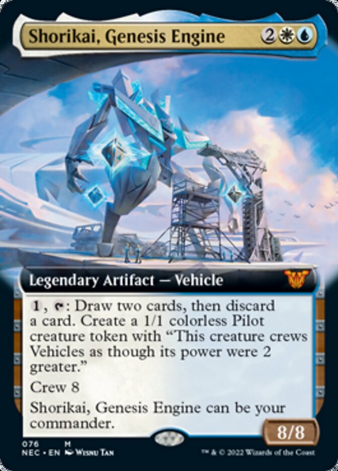 Shorikai, Genesis Engine (Extended Art) [Kamigawa: Neon Dynasty Commander] | Odin's Place