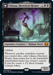 Liliana, Heretical Healer // Liliana, Defiant Necromancer [Commander Collection: Black] | Odin's Place
