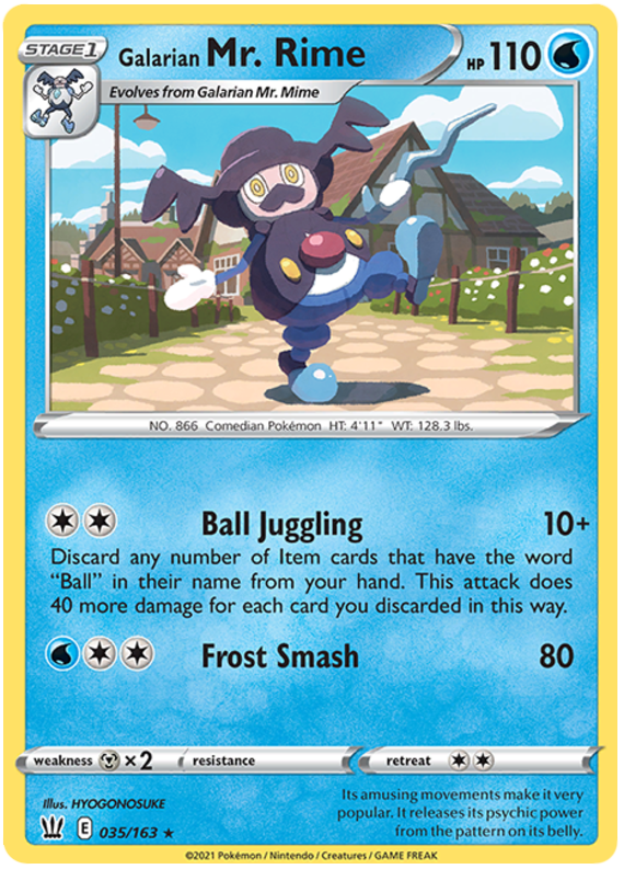 Galarian Mr. Rime (035/163) [Sword & Shield: Battle Styles] | Odin's Place