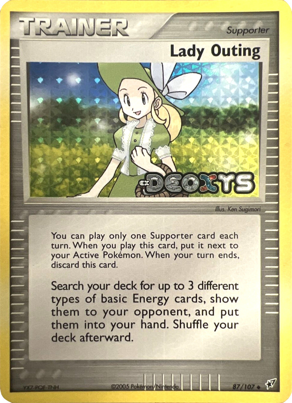 Lady Outing (87/107) (Stamped) [EX: Deoxys] | Odin's Place