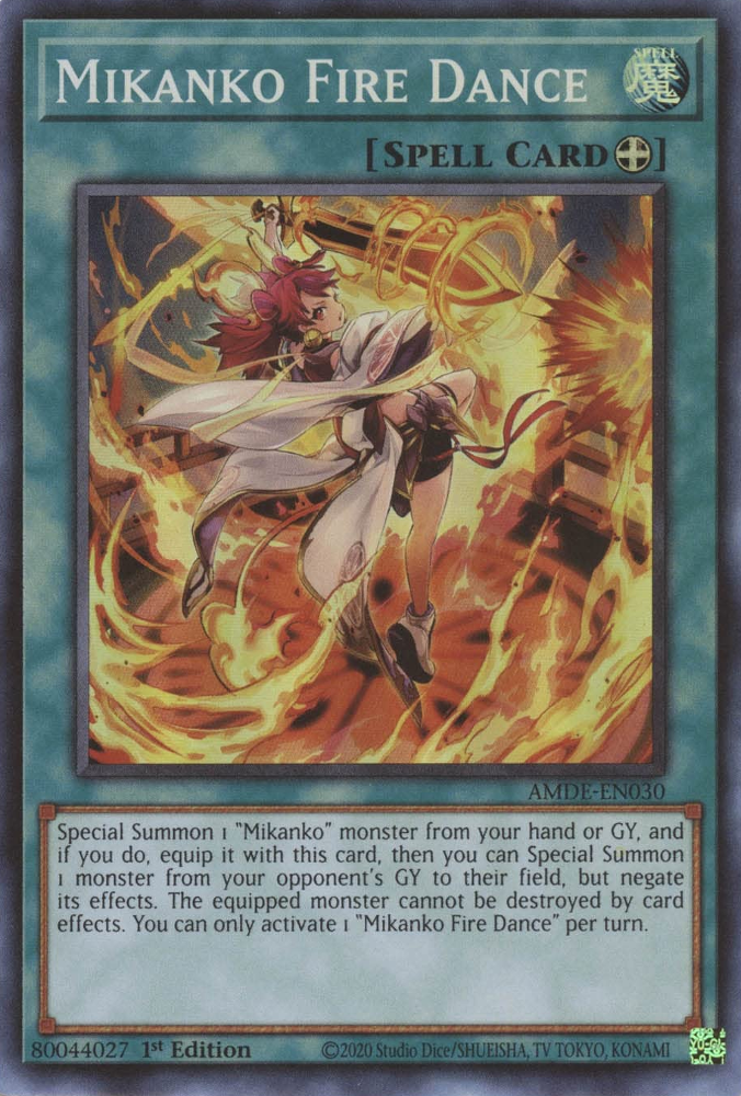 Mikanko Fire Dance [AMDE-EN030] Super Rare | Odin's Place