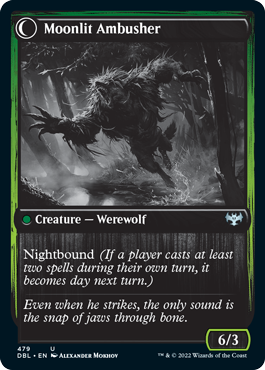 Oakshade Stalker // Moonlit Ambusher [Innistrad: Double Feature] | Odin's Place