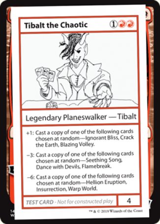 Tibalt the Chaotic (2021 Edition) [Mystery Booster Playtest Cards] | Odin's Place