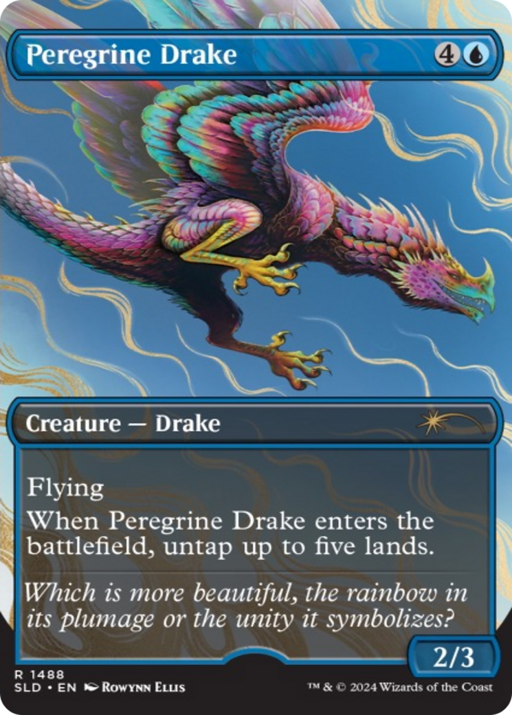 Peregrine Drake (Rainbow Foil) [Secret Lair Drop Series] | Odin's Place