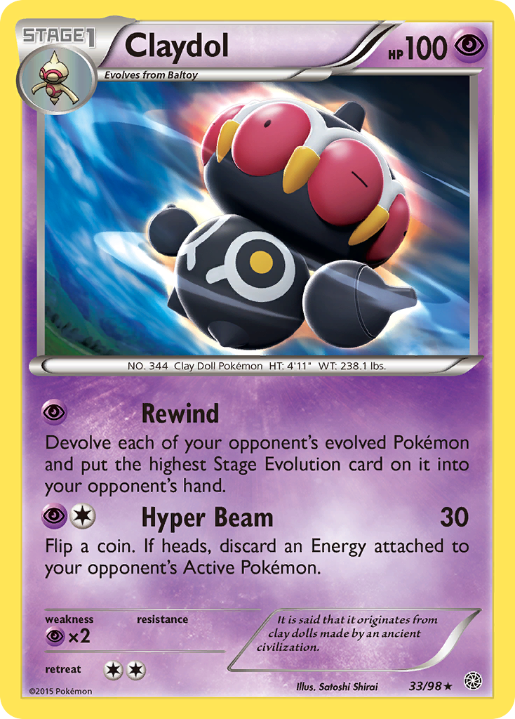 Claydol (33/98) [XY: Ancient Origins] | Odin's Place