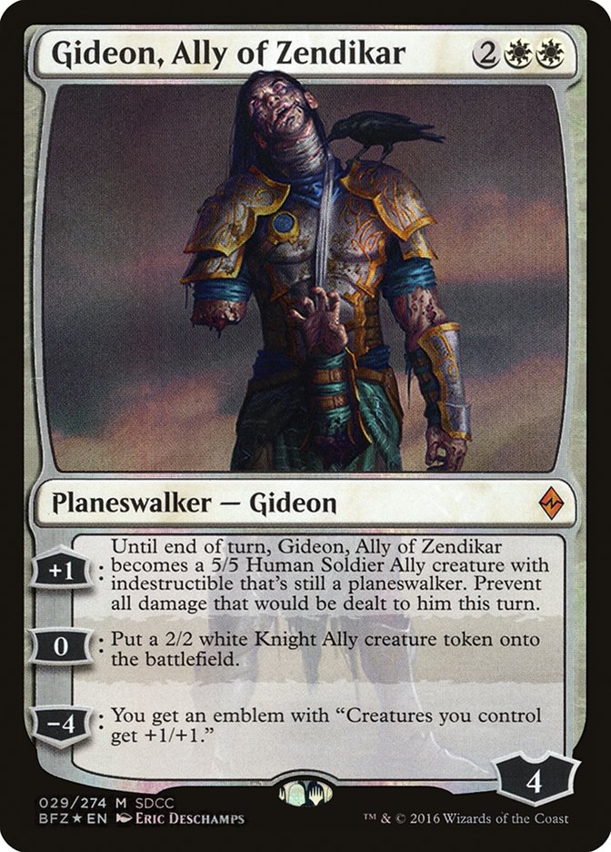 Gideon, Ally of Zendikar (29) [San Diego Comic-Con 2016] | Odin's Place