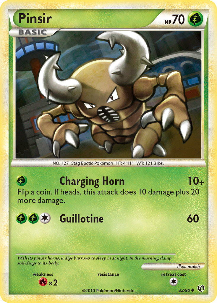 Pinsir (32/90) [HeartGold & SoulSilver: Undaunted] | Odin's Place