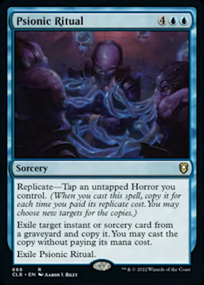 Psionic Ritual [Commander Legends: Battle for Baldur's Gate] | Odin's Place