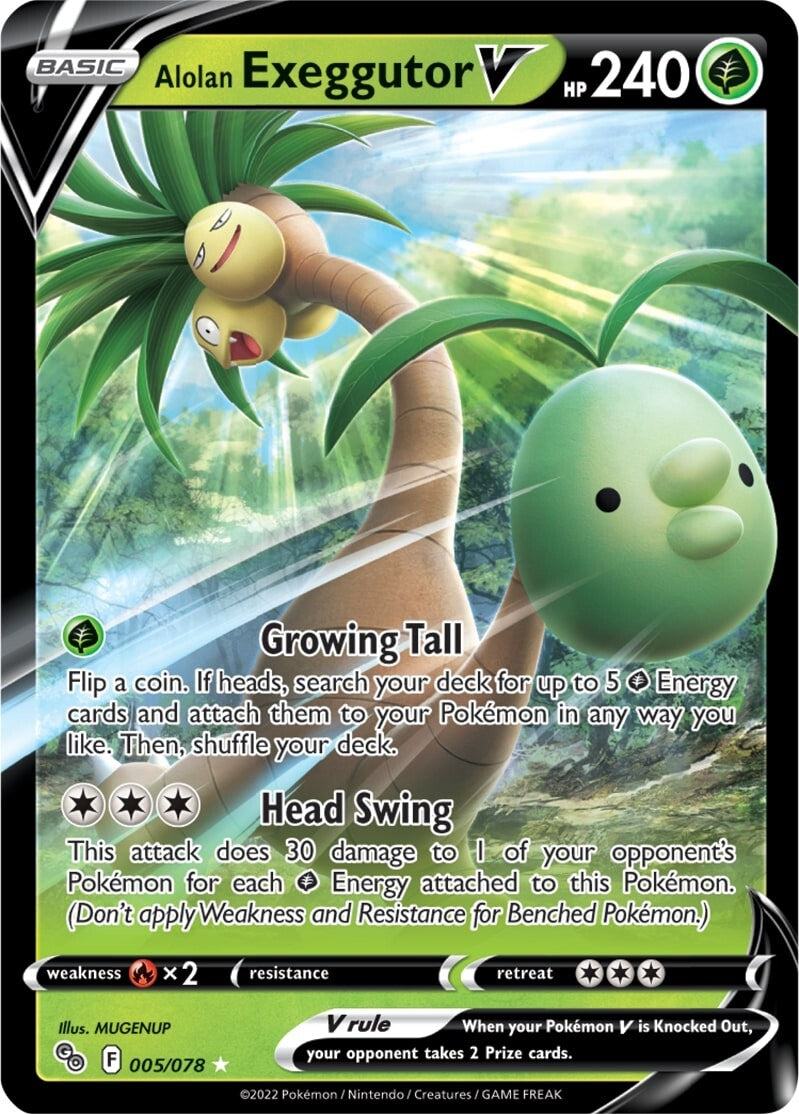 Alolan Exeggutor V (005/078) [Pokémon GO] | Odin's Place