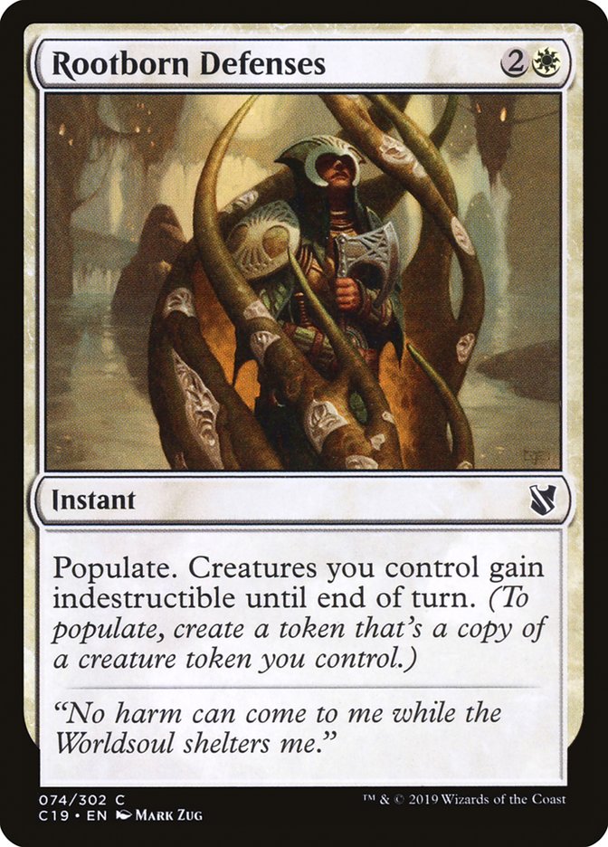 Rootborn Defenses [Commander 2019] | Odin's Place