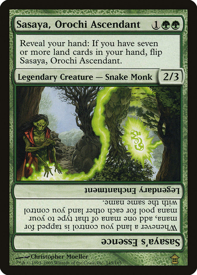 Sasaya, Orochi Ascendant // Sasaya's Essence (145) [Saviors of Kamigawa] | Odin's Place