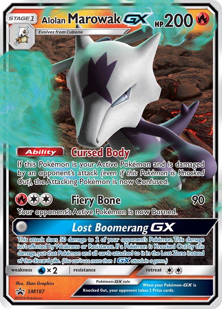 Alolan Marowak GX (SM187) [Sun & Moon: Black Star Promos] | Odin's Place