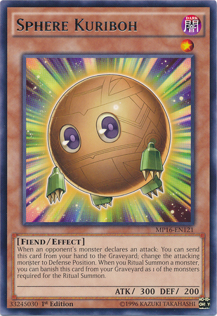 Sphere Kuriboh [MP16-EN121] Rare | Odin's Place