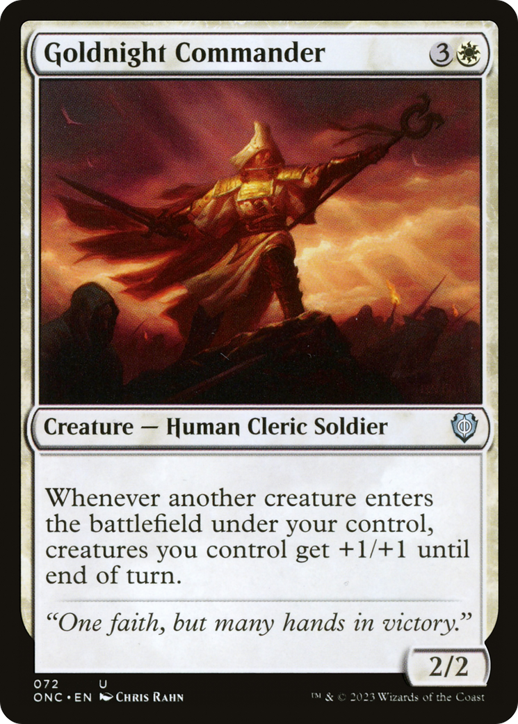 Goldnight Commander [Phyrexia: All Will Be One Commander] | Odin's Place
