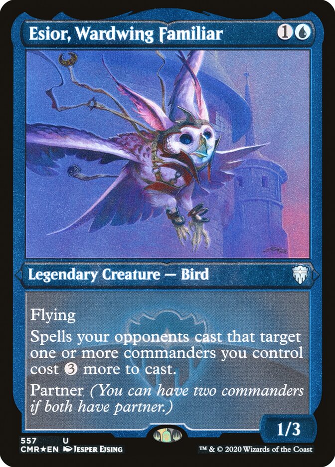 Esior, Wardwing Familiar (Etched) [Commander Legends] | Odin's Place