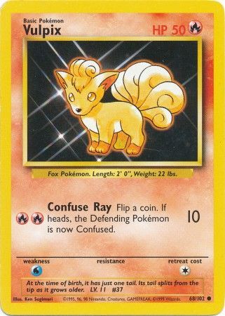 Vulpix (68/102) [Base Set Unlimited] | Odin's Place