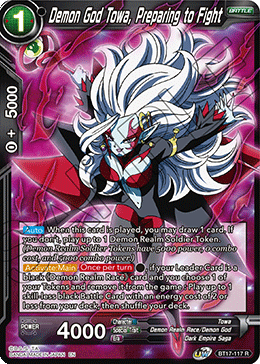 Demon God Towa, Preparing to Fight (BT17-117) [Ultimate Squad] | Odin's Place