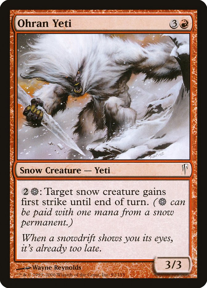 Ohran Yeti (93) [Coldsnap] | Odin's Place