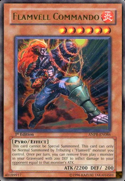 Flamvell Commando [ANPR-EN086] Ultra Rare | Odin's Place