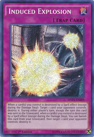 Induced Explosion [MVP1-ENS09] Secret Rare | Odin's Place