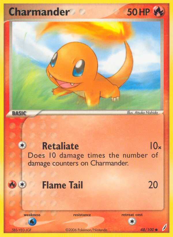 Charmander (48/100) [EX: Crystal Guardians] | Odin's Place