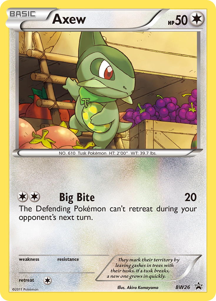 Axew (BW26) [Black & White: Black Star Promos] | Odin's Place