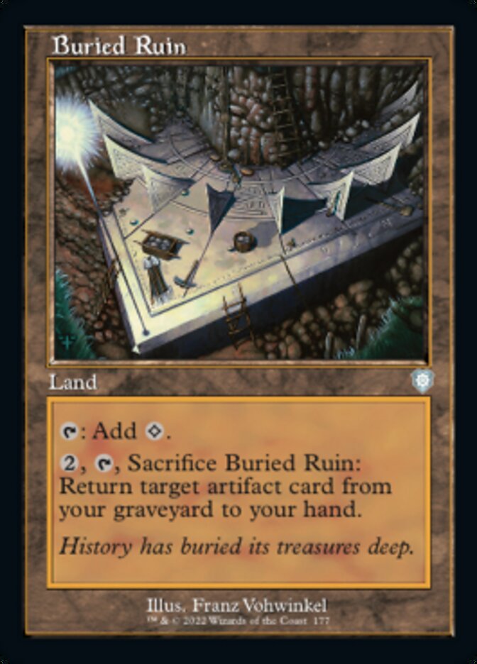 Buried Ruin (Retro) [The Brothers' War Commander] | Odin's Place