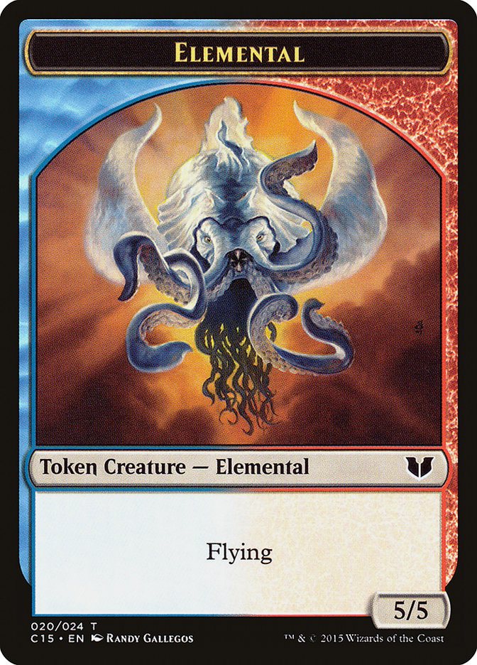 Drake // Elemental (020) Double-Sided Token [Commander 2015 Tokens] | Odin's Place