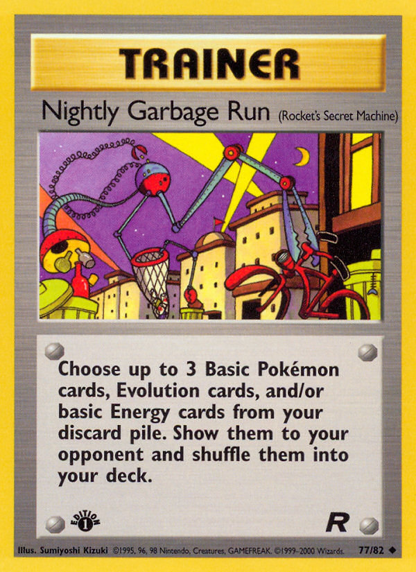 Nightly Garbage Run (77/82) [Team Rocket 1st Edition] | Odin's Place