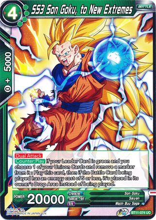 SS3 Son Goku, to New Extremes (BT11-074) [Vermilion Bloodline] | Odin's Place