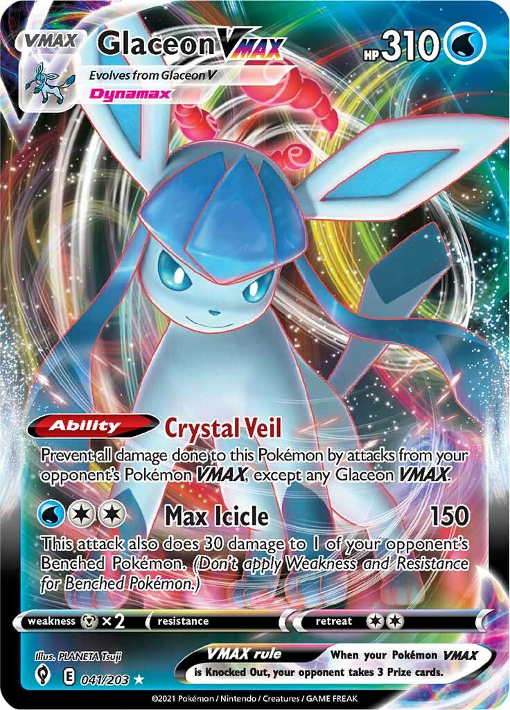 Glaceon VMAX (041/203) [Sword & Shield: Evolving Skies] | Odin's Place